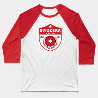 Svizzera Calcio Baseball T-Shirt